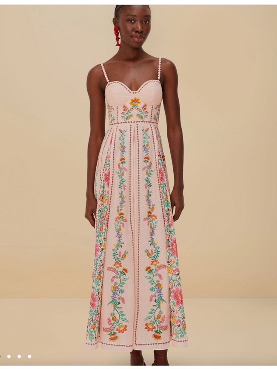 FARM Rio Dresses & Skirts - Farm Rio Delicate Forest Maxi Dress